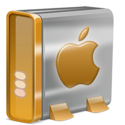 Orange Mac HD Icon 256x256 png